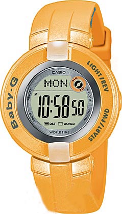 Ударопрочные наручные часы с календарем и таймером Baby-G BG-1200-9V